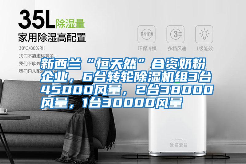 新西蘭“恒天然”合資奶粉企業，6臺轉輪除濕機組3臺45000風量，2臺38000風量，1臺30000風量