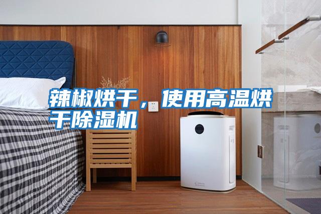 辣椒烘干，使用高溫烘干除濕機