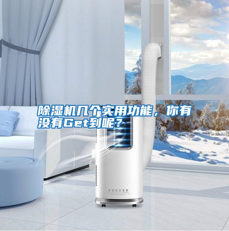 除濕機(jī)幾個實用功能,你有沒有Get到呢?