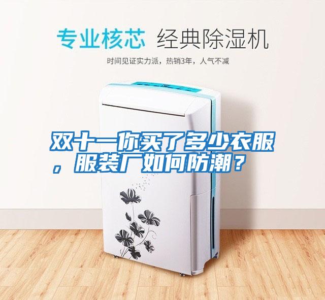 雙十一你買了多少衣服，服裝廠如何防潮？