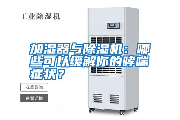 加濕器與除濕機：哪些可以緩解你的哮喘癥狀？