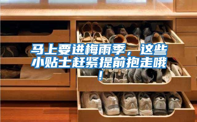 馬上要進(jìn)梅雨季,這些小貼士趕緊提前抱走哦!