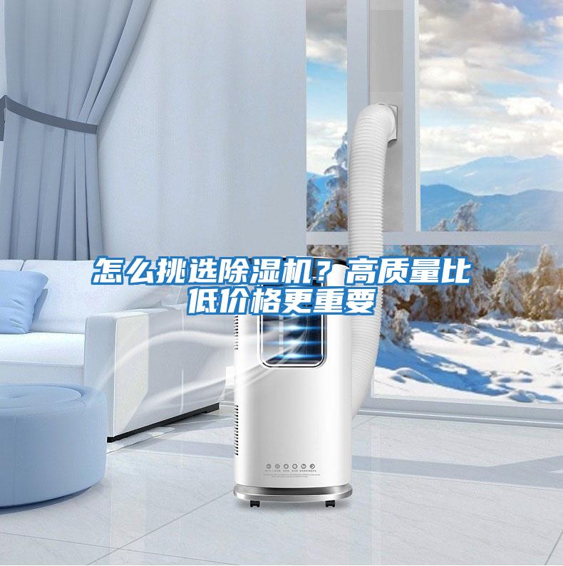 怎么挑選除濕機？高質量比低價格更重要