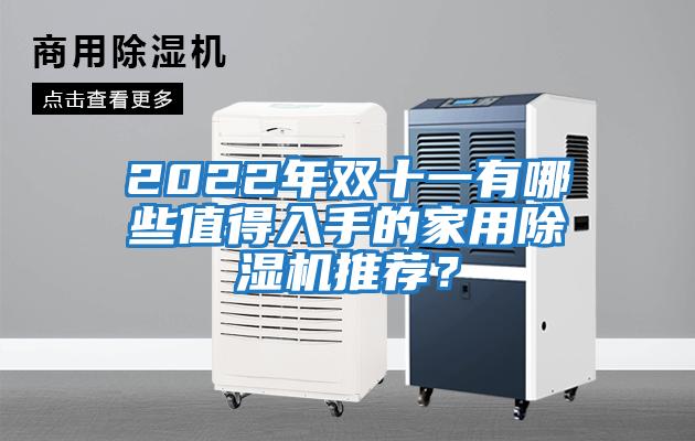 2022年雙十一有哪些值得入手的家用除濕機推薦?