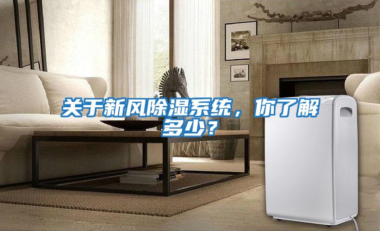 關于新風除濕系統(tǒng)，你了解多少？
