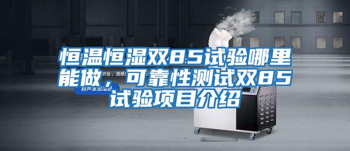 恒溫恒濕雙85試驗哪里能做,可靠性測試雙85試驗項目介紹