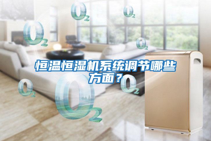 恒溫恒濕機(jī)系統(tǒng)調(diào)節(jié)哪些方面?
