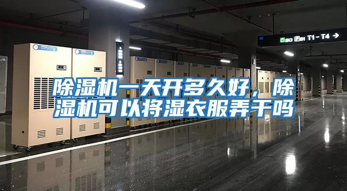 除濕機一天開多久好，除濕機可以將濕衣服弄干嗎