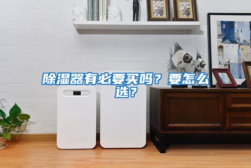 除濕器有必要買嗎?要怎么選?
