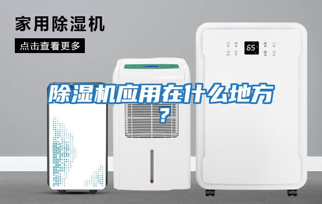 除濕機應用在什么地方?
