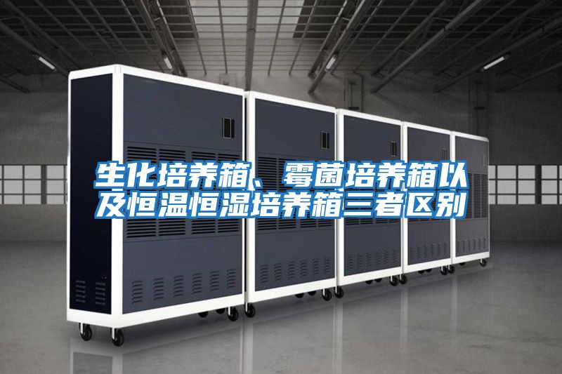 生化培養箱、霉菌培養箱以及恒溫恒濕培養箱三者區別