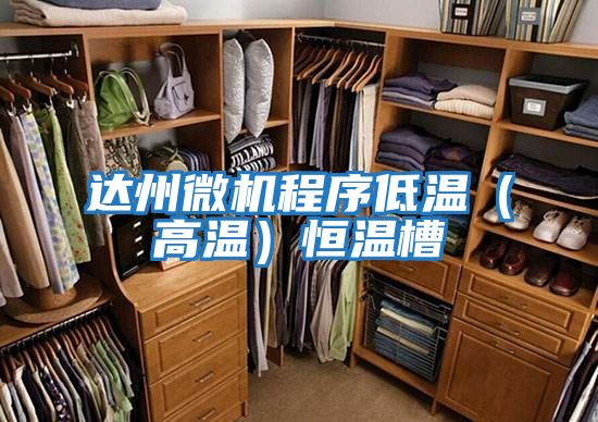 達州微機程序低溫(高溫)恒溫槽